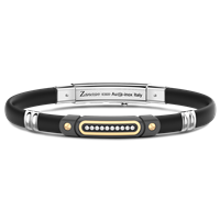 Bracciale Zancan Uomo in Titanio Diamante ETB153G